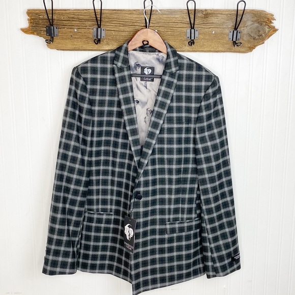 Twisted Tailor Plaid Jacket Blazer NEW Age of Now - Picture 1 of 11